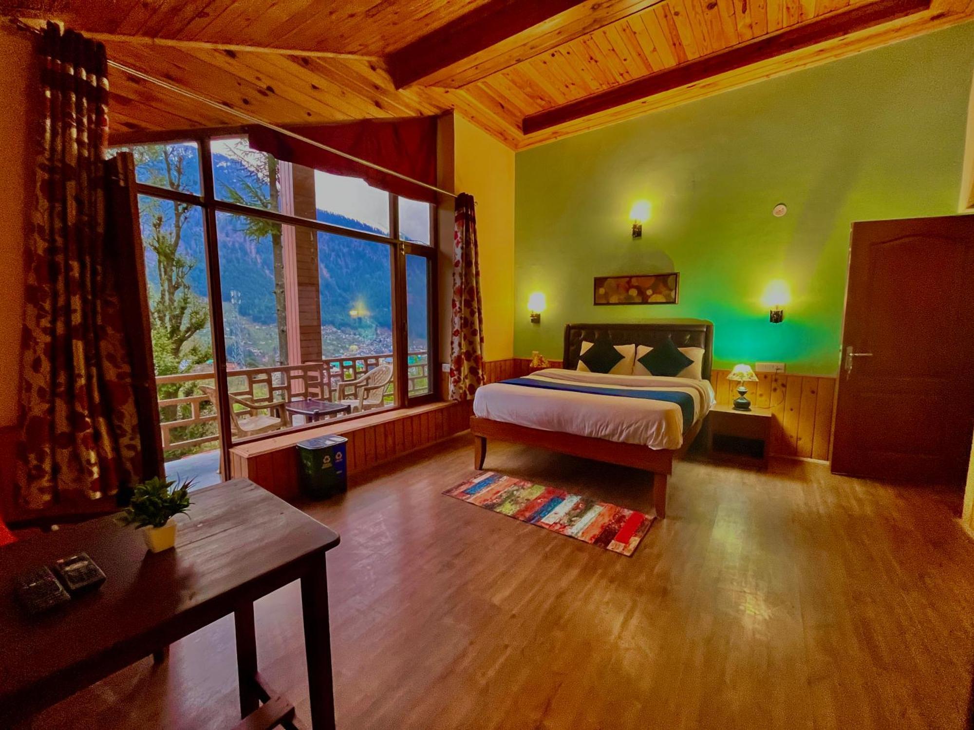The Manu Emerald # Farmhouse # Top Selling Cottage In Manali # Peaceful Heritage Cozy Stay # Lawn With Bonfire # Most Awarded 外观 照片