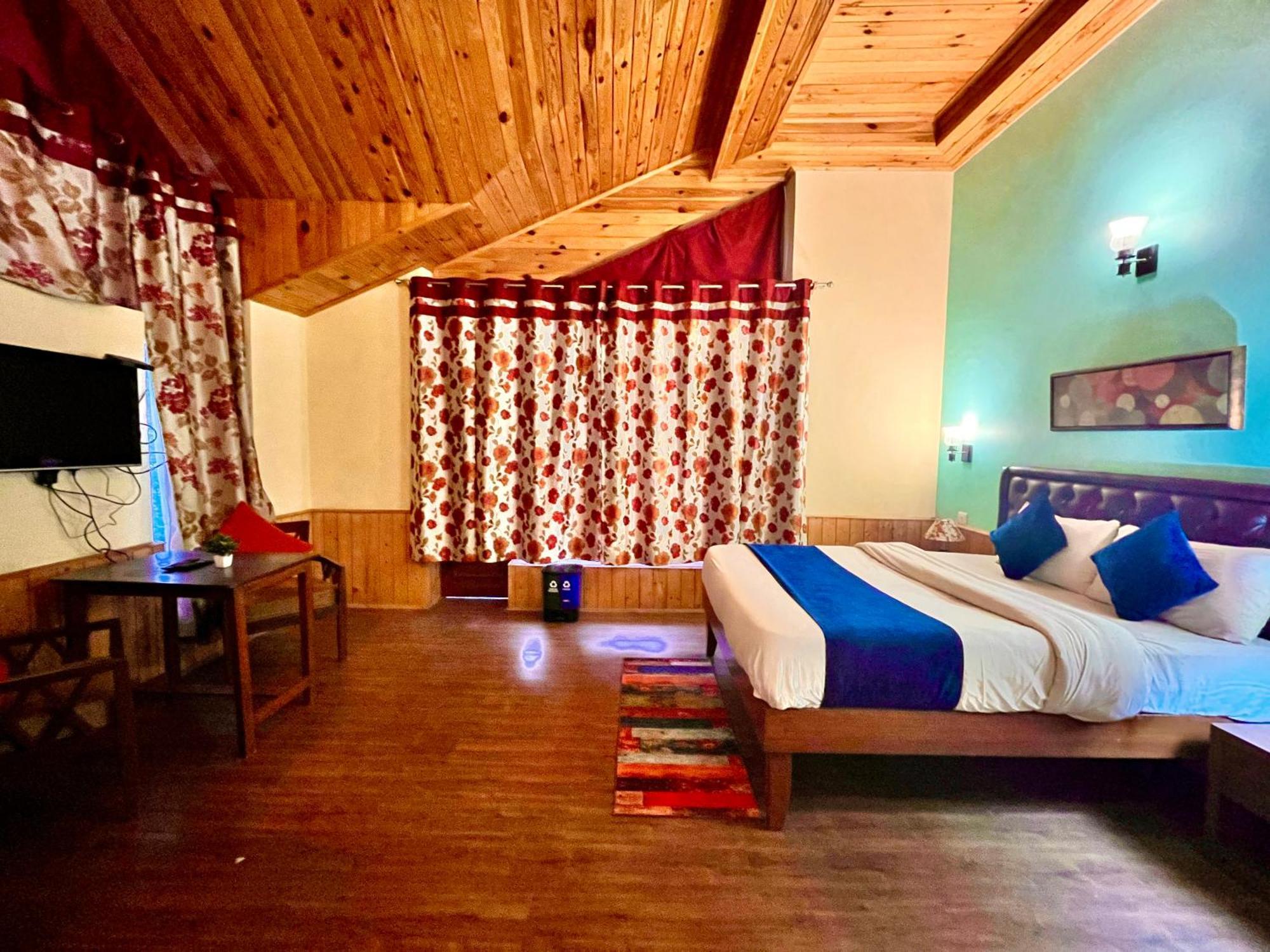 The Manu Emerald # Farmhouse # Top Selling Cottage In Manali # Peaceful Heritage Cozy Stay # Lawn With Bonfire # Most Awarded 外观 照片