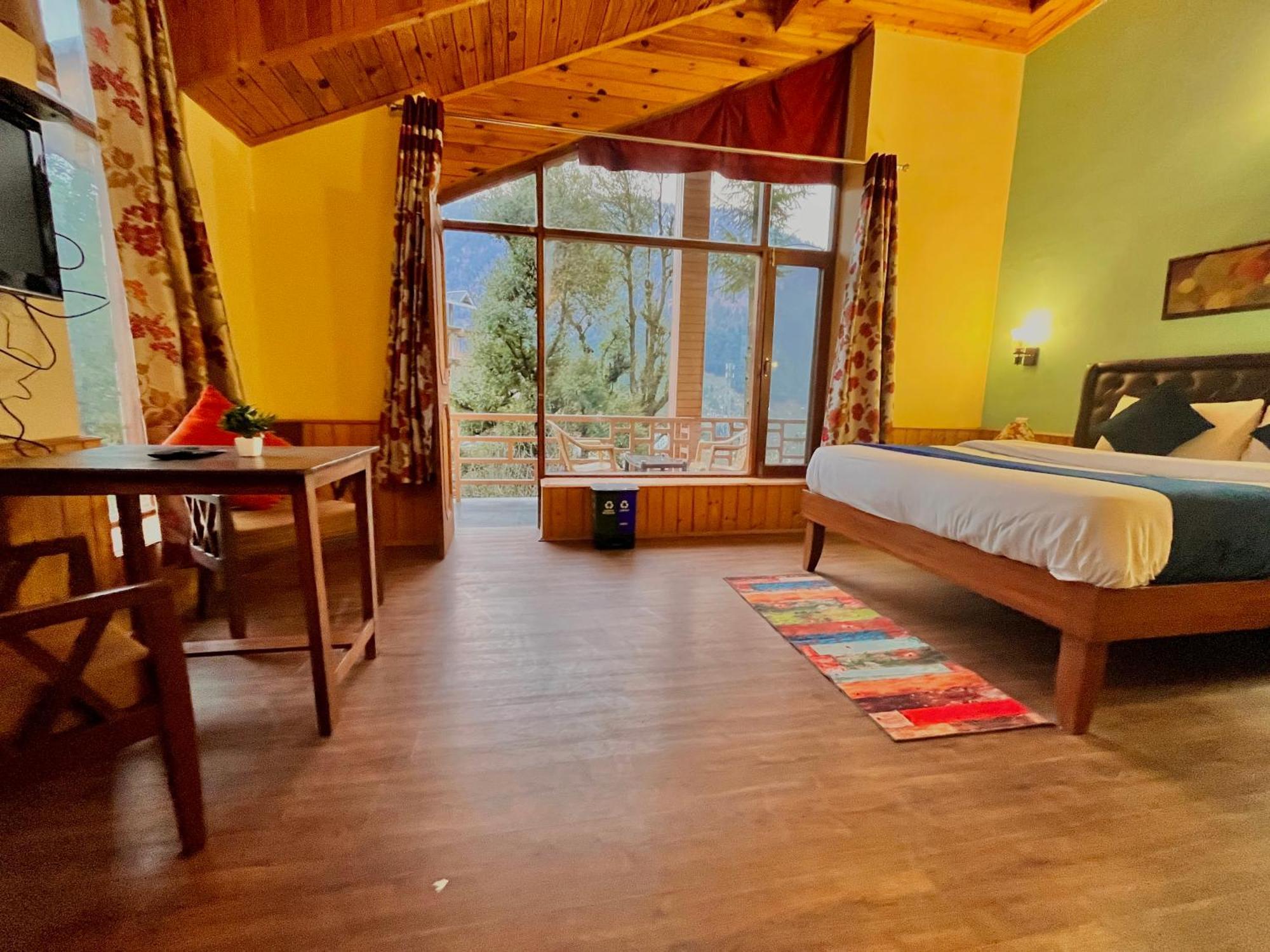 The Manu Emerald # Farmhouse # Top Selling Cottage In Manali # Peaceful Heritage Cozy Stay # Lawn With Bonfire # Most Awarded 外观 照片