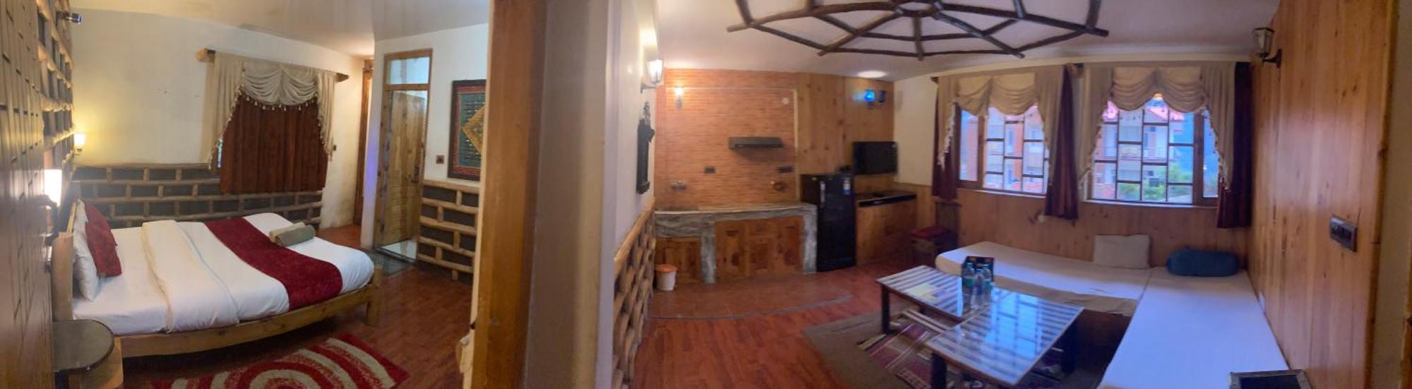 The Manu Emerald # Farmhouse # Top Selling Cottage In Manali # Peaceful Heritage Cozy Stay # Lawn With Bonfire # Most Awarded 外观 照片